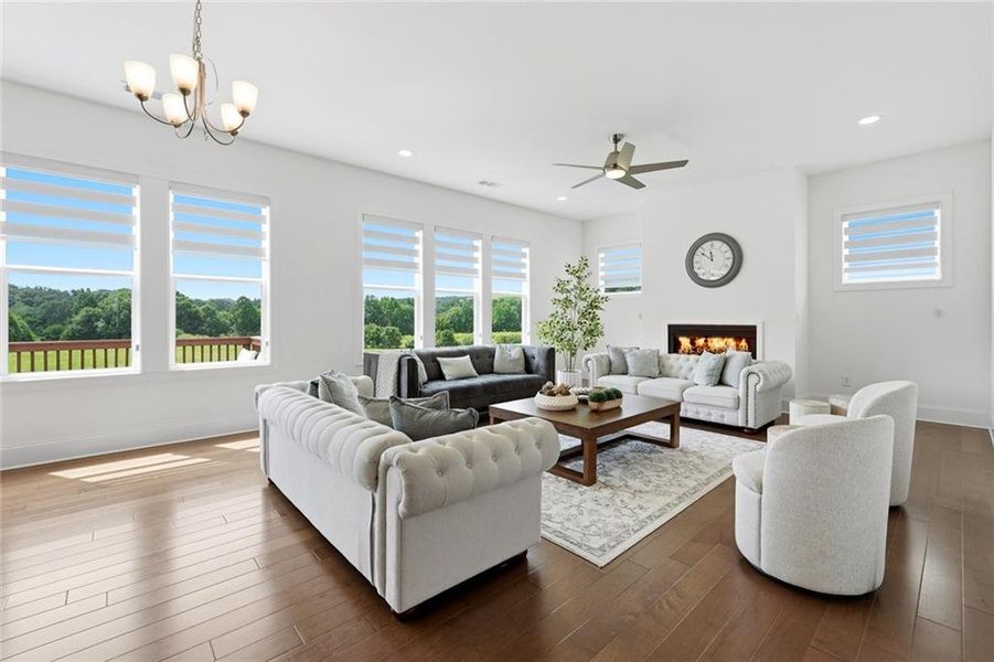 Furnished interior view inside a new home in , Woodstock (Image 7). Furnished interior view inside a new home in , Woodstock (Image 7).