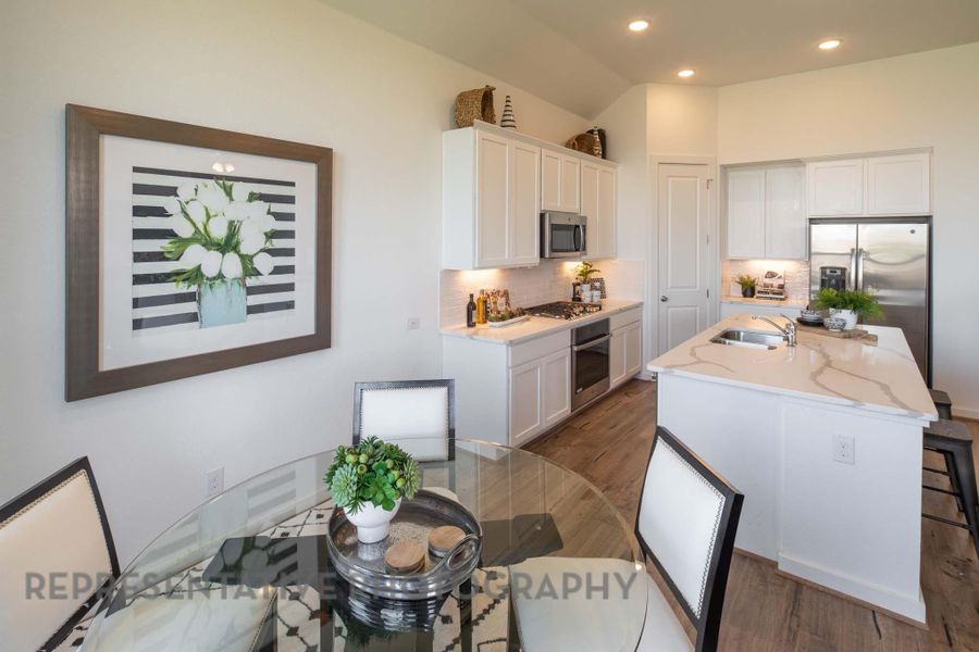 Furnished interior view inside a new home in Crosswinds, Kyle (Image 22). Furnished interior view inside a new home in Crosswinds, Kyle (Image 22).