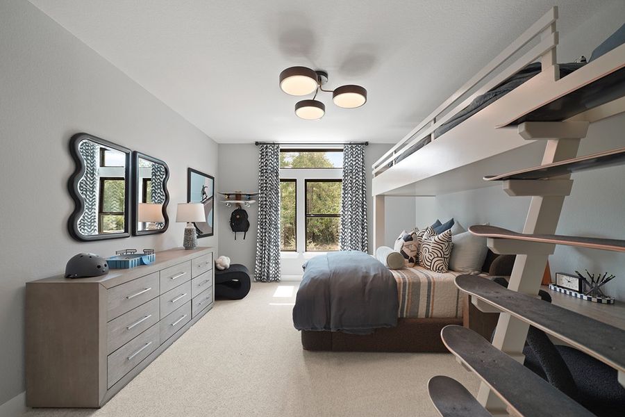 Furnished interior view inside a new home in COLTON - Fedrick Harris, Todd Mission (Image 44).