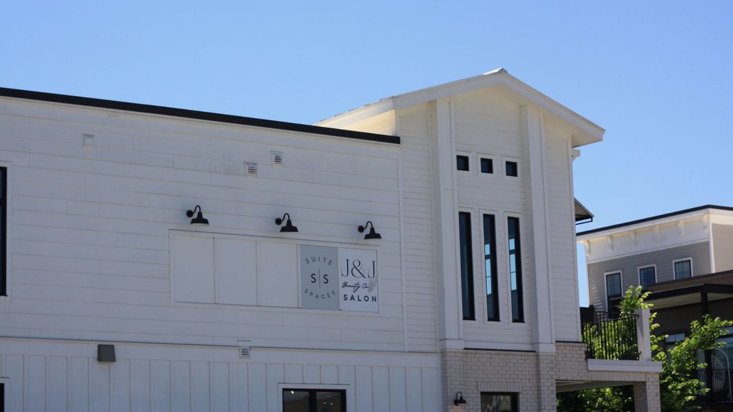 Front exterior of a new home in Harvest Point, Spring Hill, TN, highlighting curb appeal (Image 6).