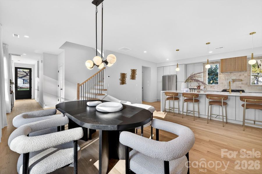 Furnished interior view inside a new home in , Charlotte (Image 7).