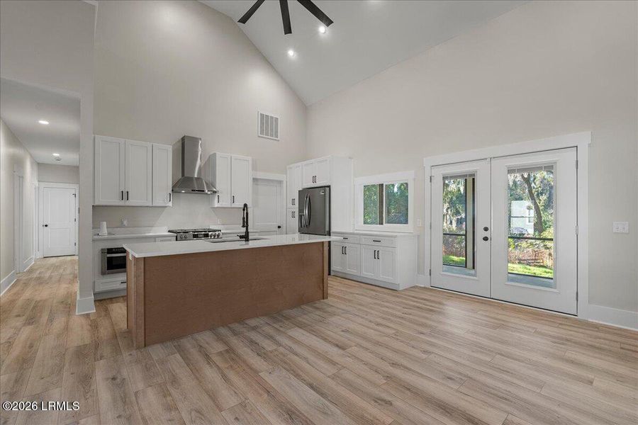 Furnished interior view inside a new home in , Beaufort (Image 54).