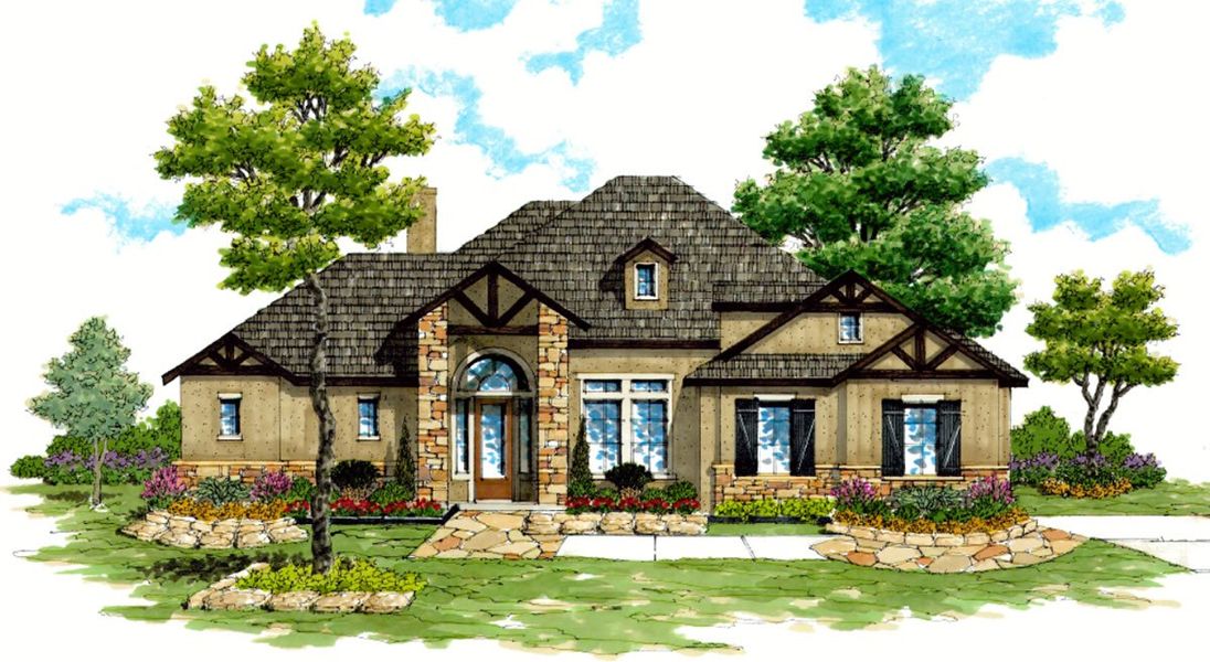 Representative rendering of the exterior for the 2674 by Texas Homes (Image 2). Representative rendering of the exterior for the 2674 by Texas Homes (Image 2).