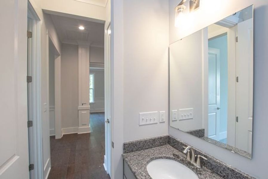 Representative furnished interior of a home built from the Atkinson by True Homes in Edgewater - Harbor Pointe, Lancaster (Image 10).