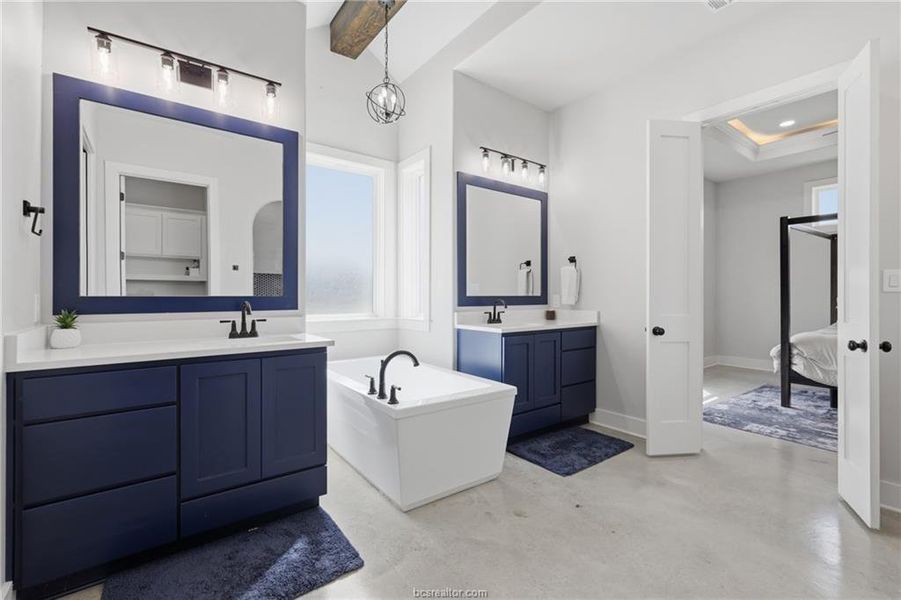Furnished interior view inside a new home in , Bryan (Image 33).