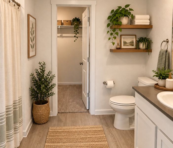 Furnished interior view inside a new home in Sapphire Grove, San Antonio (Image 7).