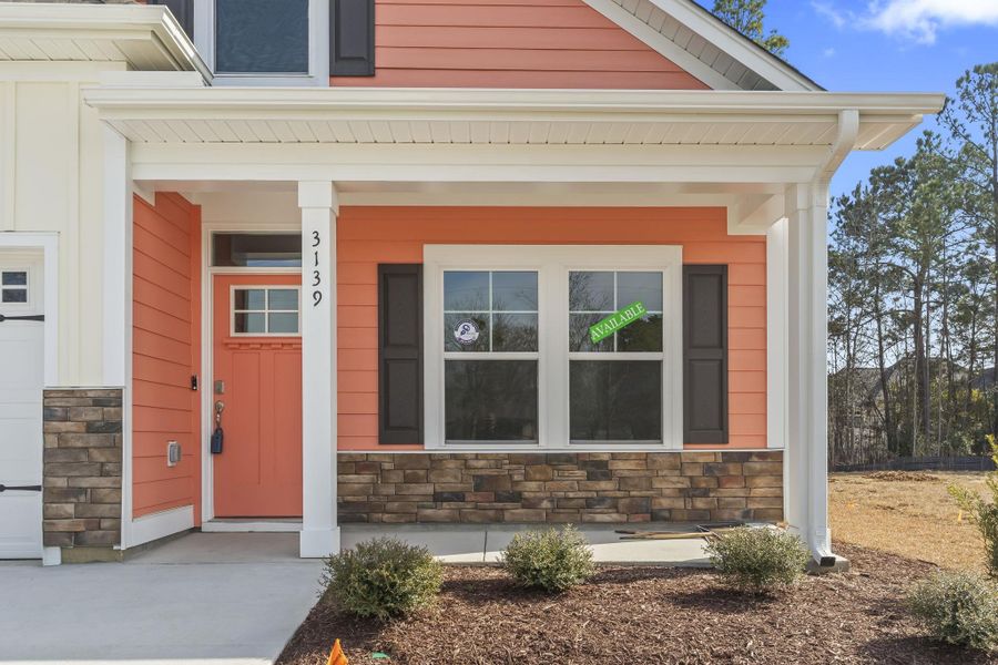 Exterior details and patio area of a home in White Oak Estates, Conway (Image 23).