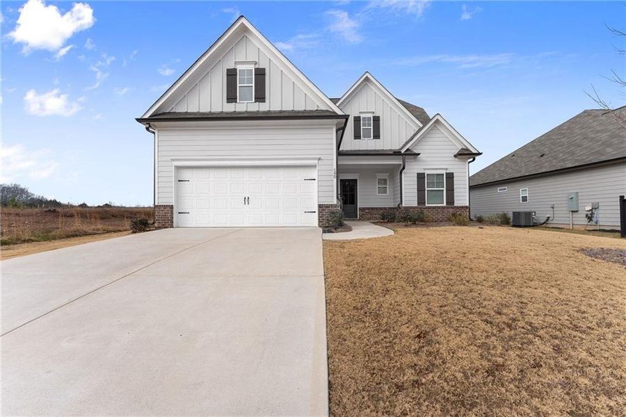 Front exterior of a new home in , Dawsonville, GA, highlighting curb appeal (Image 22).