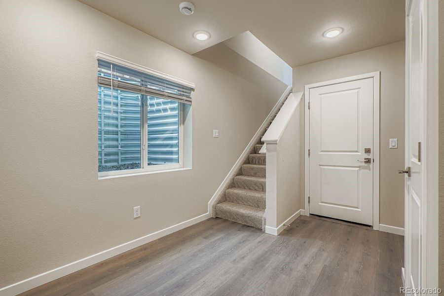 basement nook / mud room