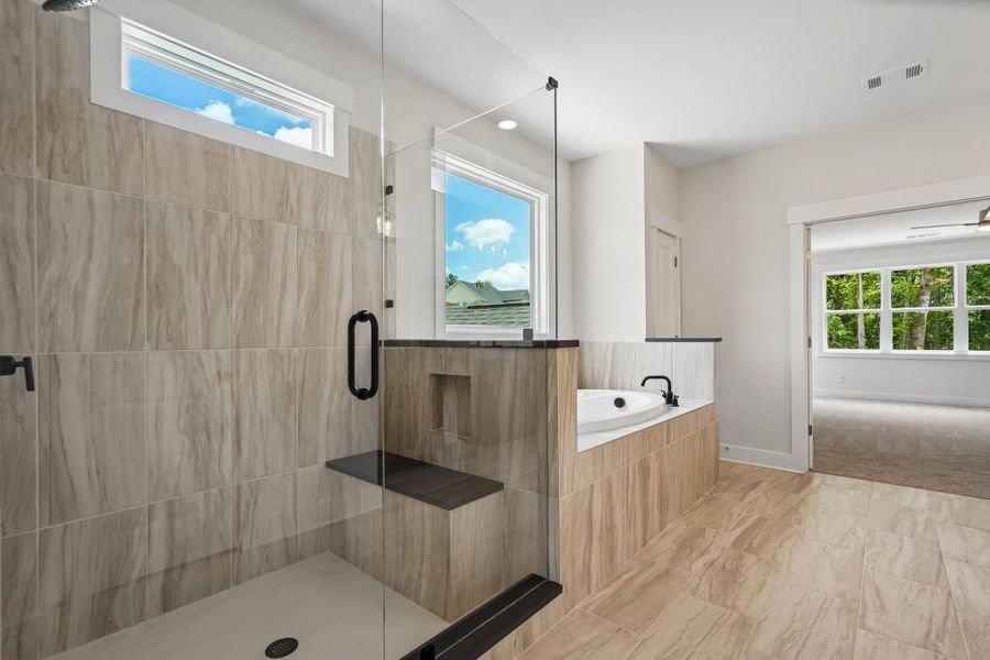 Furnished interior view inside a new home in Arden on Lanier, Cumming (Image 15).