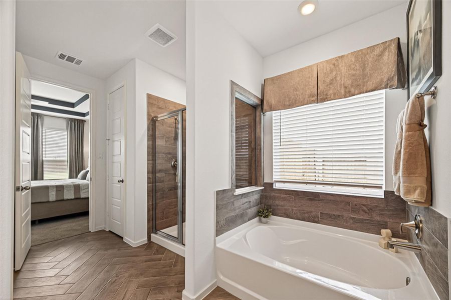 Furnished interior view inside a new home in , Iowa Colony (Image 13). Furnished interior view inside a new home in , Iowa Colony (Image 13).