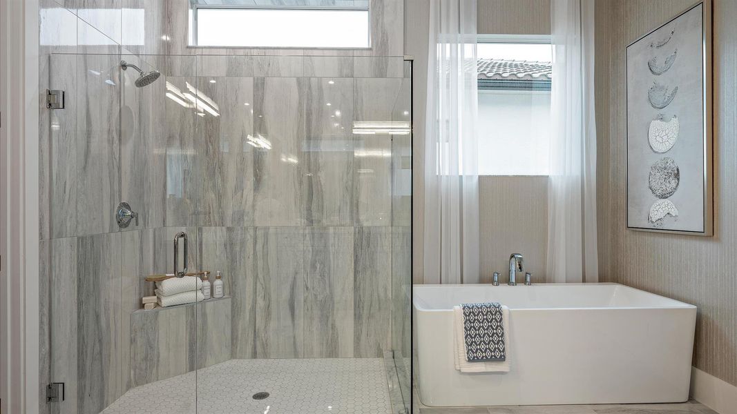 Furnished interior view inside a new home in Astor Creek Golf & Country Club, Port St. Lucie (Image 26).