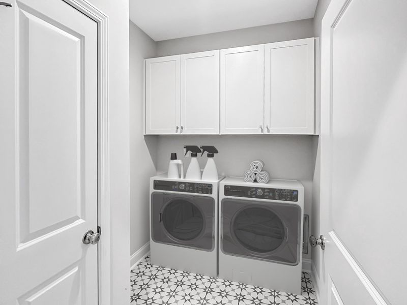 Representative furnished interior of a home built from the Laurel by Stevens Fine Homes in Parkwood Estates, Leland (Image 23).