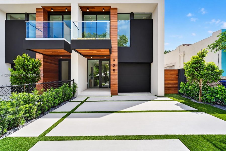 Exterior details and patio area of a home in , Miami (Image 23). Exterior details and patio area of a home in , Miami (Image 23).
