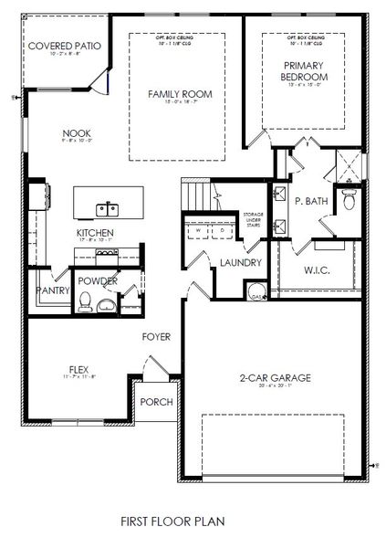 2D floor plan layout for the The Bradford by Doug Parr Custom Homes in Fair Oaks, Runaway Bay, TX (Image 3). 2D floor plan layout for the The Bradford by Doug Parr Custom Homes in Fair Oaks, Runaway Bay, TX (Image 3).