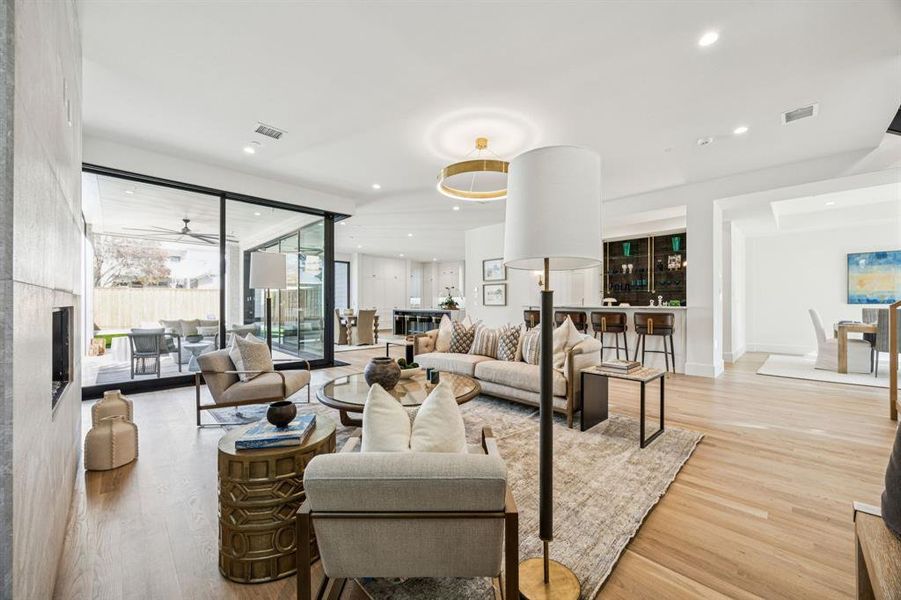 Furnished interior view inside a new home in , University Park (Image 29).