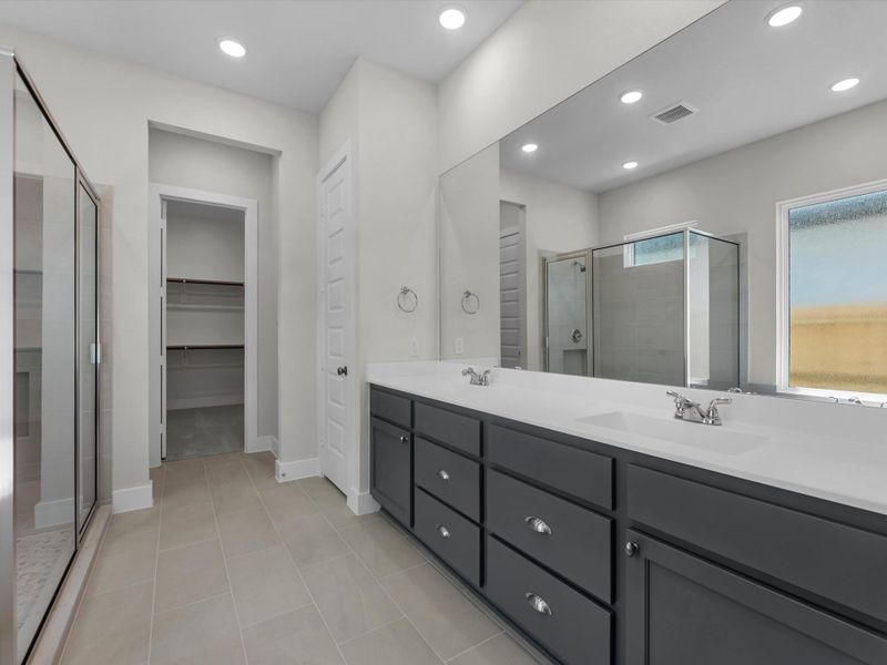 Furnished interior view inside a new home in Oakhill Reserve, Tomball (Image 7).