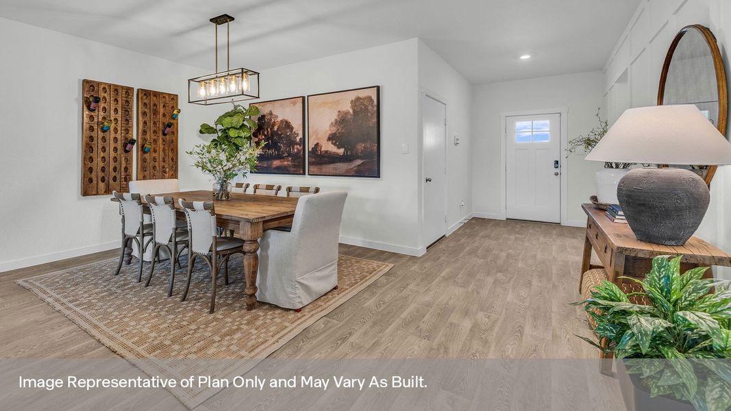 Furnished interior view inside a new home in Sonoma Oaks, Fredericksburg (Image 13).