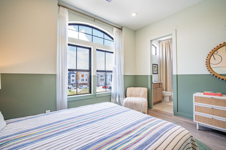 Furnished interior view inside a new home in Spring Valley Creek, Houston (Image 35).
