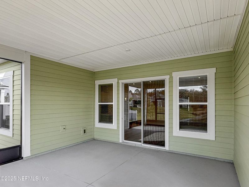 Exterior details and patio area of a home in RiverTown - Ravines, St. Johns (Image 3).