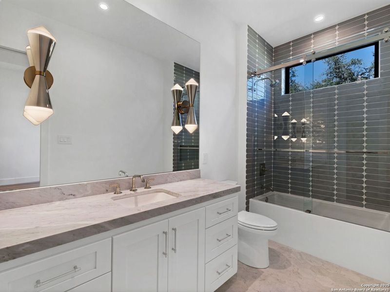 Furnished interior view inside a new home in , San Antonio (Image 18).