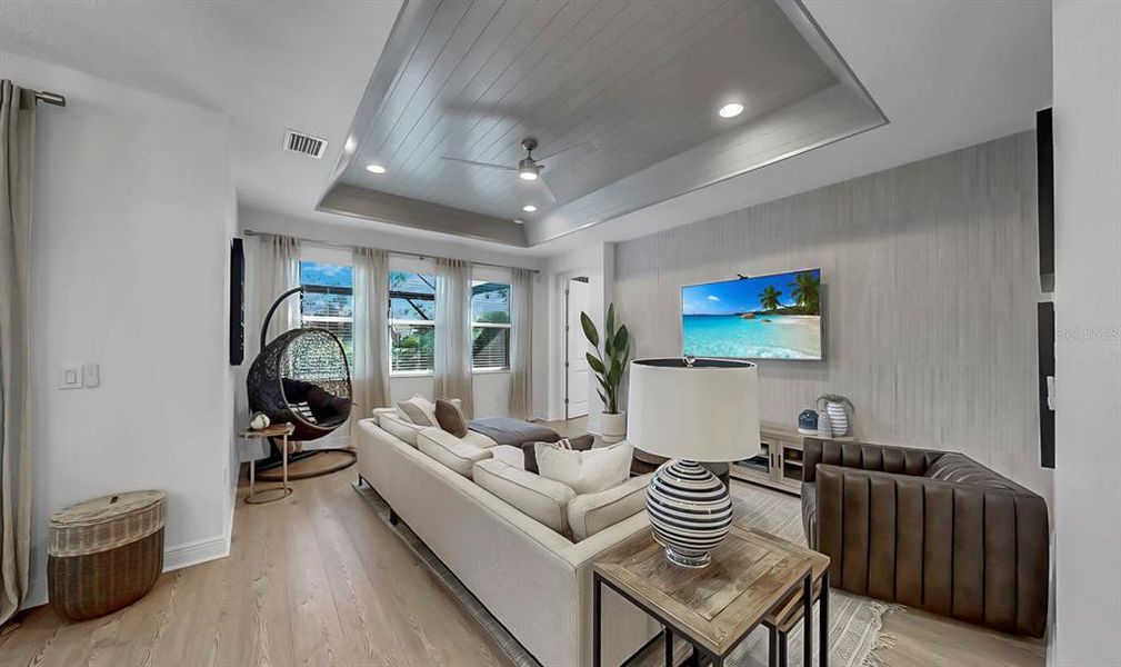 Furnished interior view inside a new home in , Sarasota (Image 38).