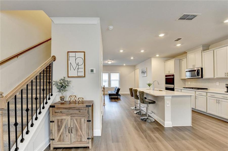 Furnished interior view inside a new home in , Lawrenceville (Image 3).