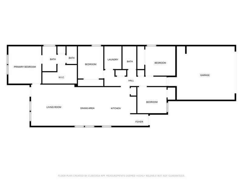 The split floorplan provides the primary suite privacy from the secondary bedrooms. The split floorplan provides the primary suite privacy from the secondary bedrooms.