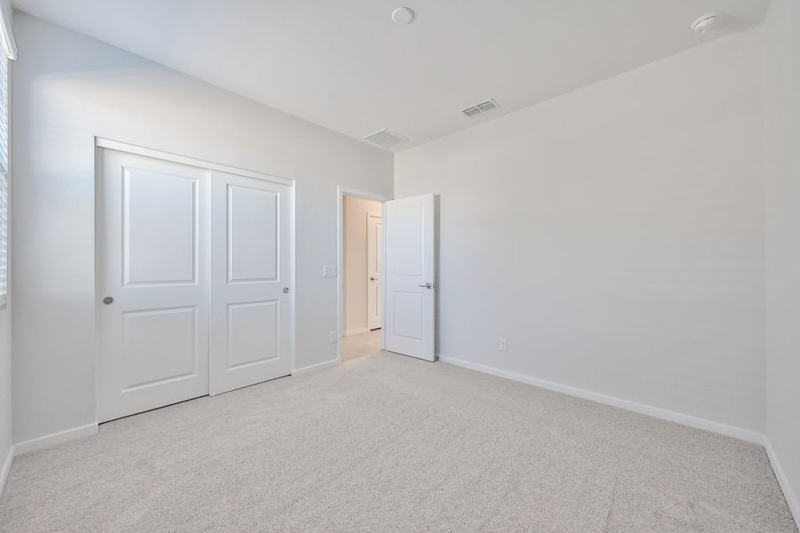 A room with white doors. A room with white doors.