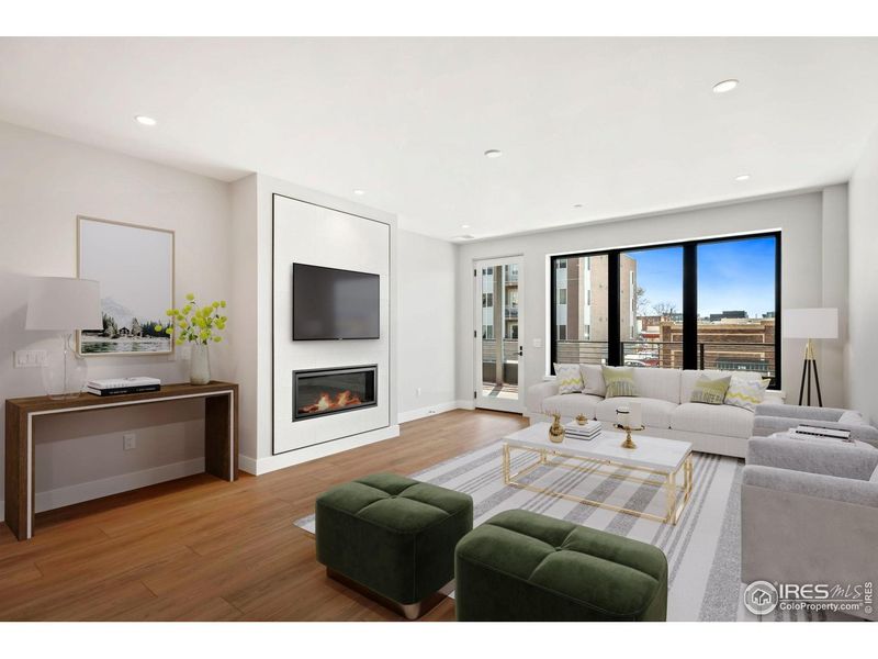 Furnished interior view inside a new home in , Loveland (Image 7).