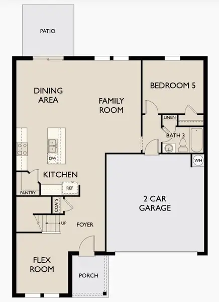 2D floor plan layout of this home in Silverton, Dacula, GA (Image 2). 2D floor plan layout of this home in Silverton, Dacula, GA (Image 2).
