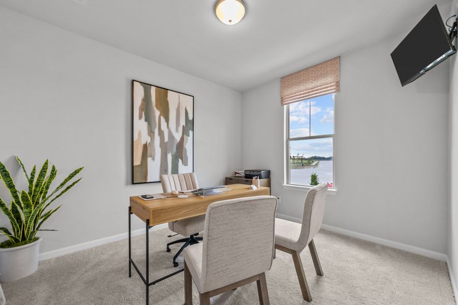 Representative furnished interior of a home built from the Kensington by Cambridge Homes in Tinsley Meadows, Van Alstyne (Image 24). Representative furnished interior of a home built from the Kensington by Cambridge Homes in Tinsley Meadows, Van Alstyne (Image 24).