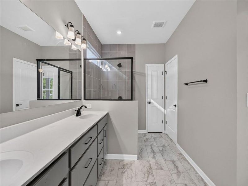 Furnished interior view inside a new home in Laurel Farms, Dallas (Image 12).