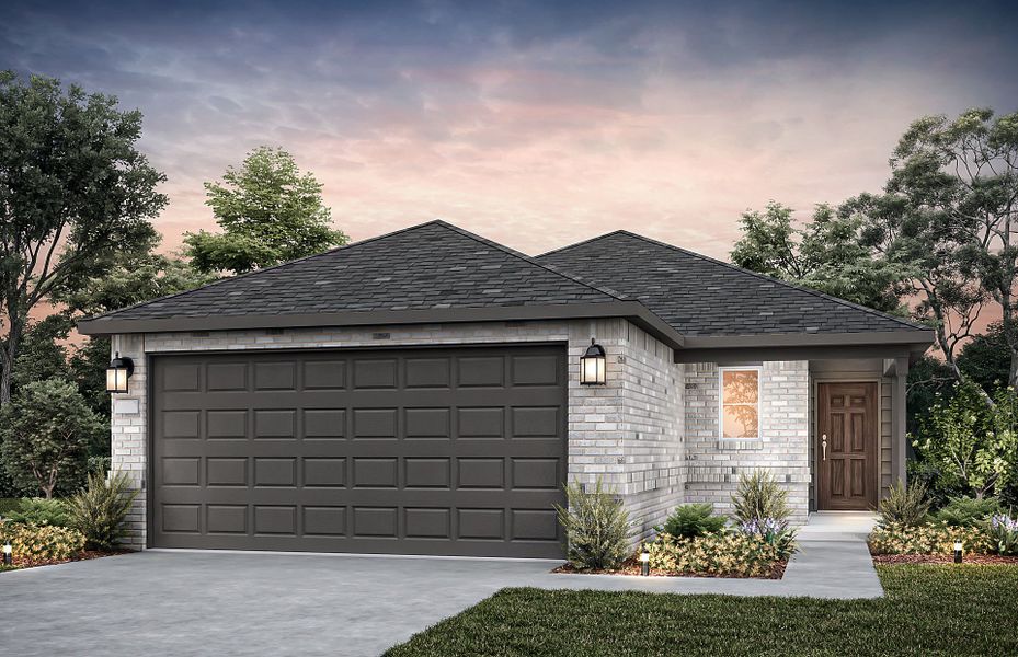 Representative exterior photo of a completed home built from the Adams by Centex in Clearhaven, Princeton, TX (Image 9).