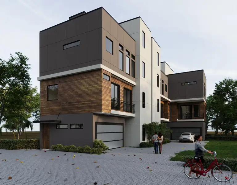 Front view showing height and modern style with colors. Front view showing height and modern style with colors.