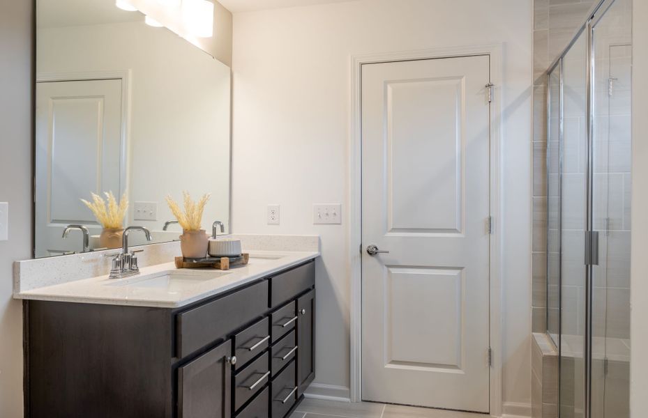Furnished interior view inside a new home in Solana, Durham (Image 19). Furnished interior view inside a new home in Solana, Durham (Image 19).