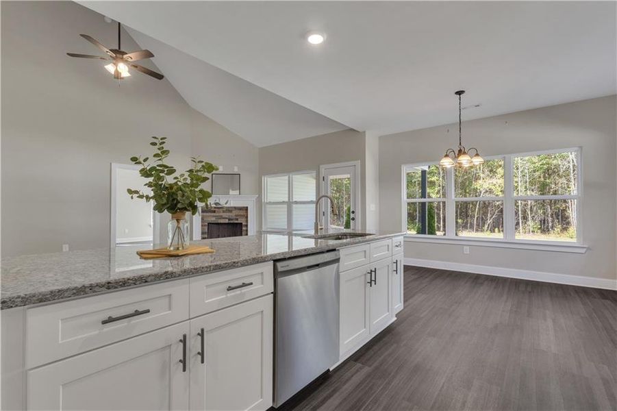 Furnished interior view inside a new home in , Greenville (Image 9). Furnished interior view inside a new home in , Greenville (Image 9).