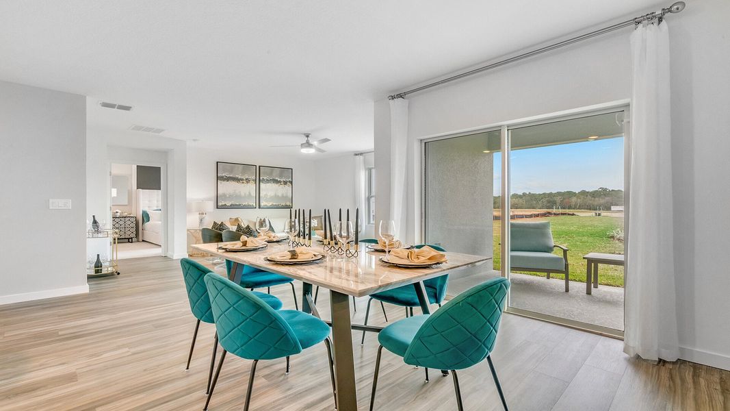 Furnished interior view inside a new home in Buena Lago Modern, St. Cloud (Image 19).