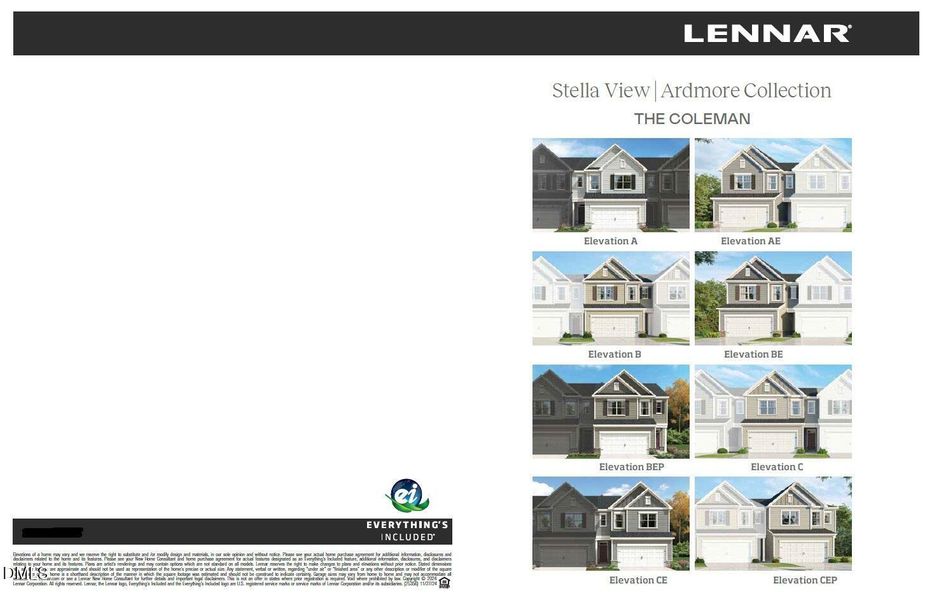Stella View Coleman Elevations
