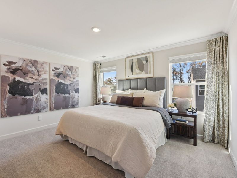 Furnished interior view inside a new home in Meadows at Wilson Farms - The Summit Series, Fort Mill (Image 10).