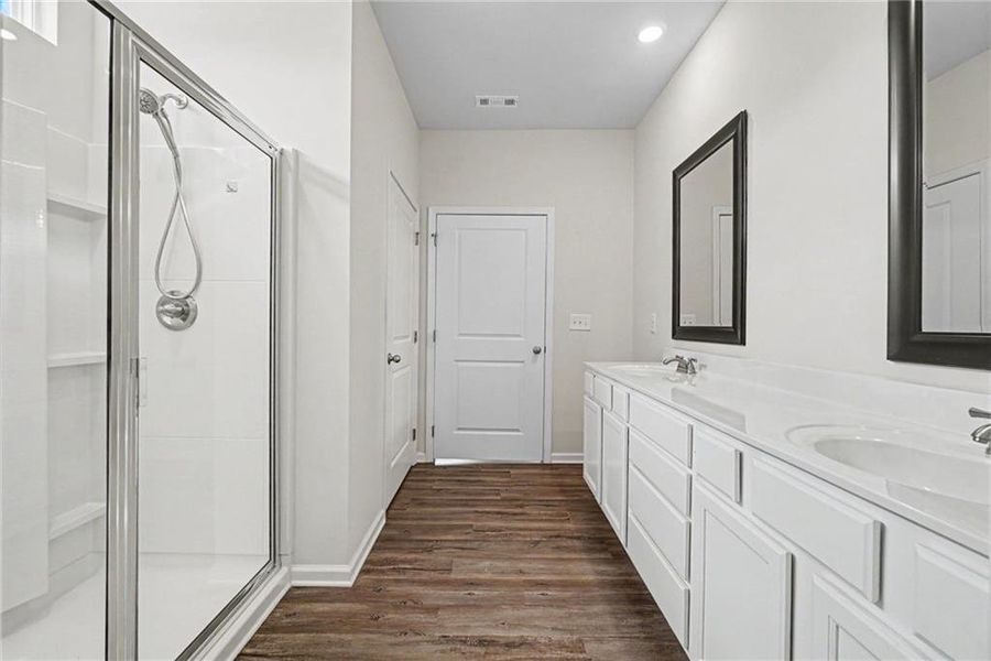 Furnished interior view inside a new home in Villages at Cedar Hill, Dallas (Image 13).