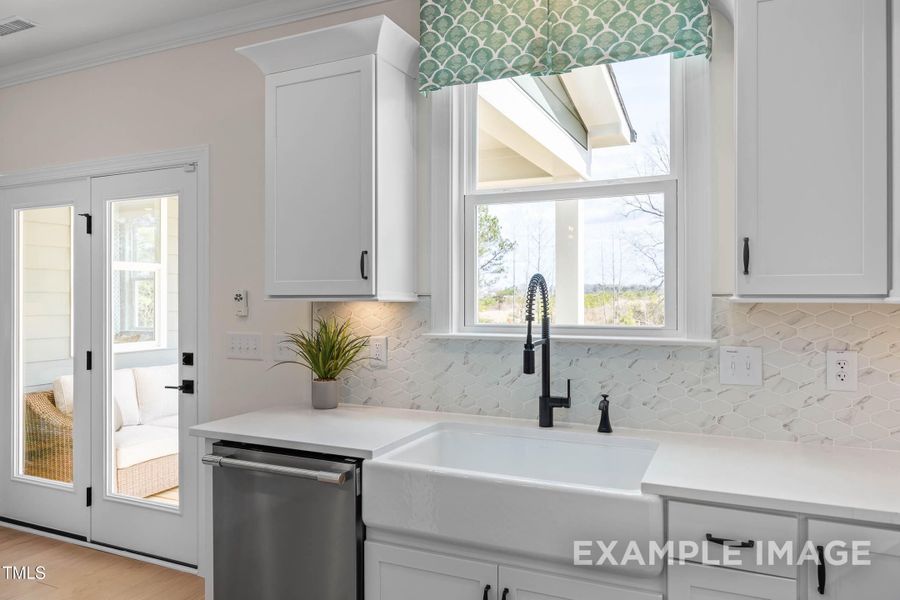 Furnished interior view inside a new home in Tobacco Road, Angier (Image 21).