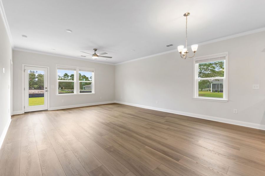 Spacious, unfurnished interior of a new home in Solserra, Shallotte (Image 19).
