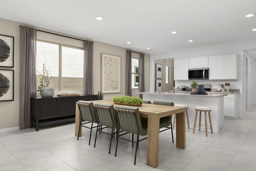 Representative furnished interior of a home built from the Cedar by Mattamy Homes in Baker Farms, Phoenix (Image 8).
