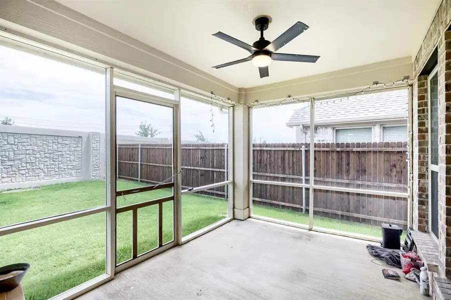Exterior details and patio area of a home in , Mesquite (Image 21).
