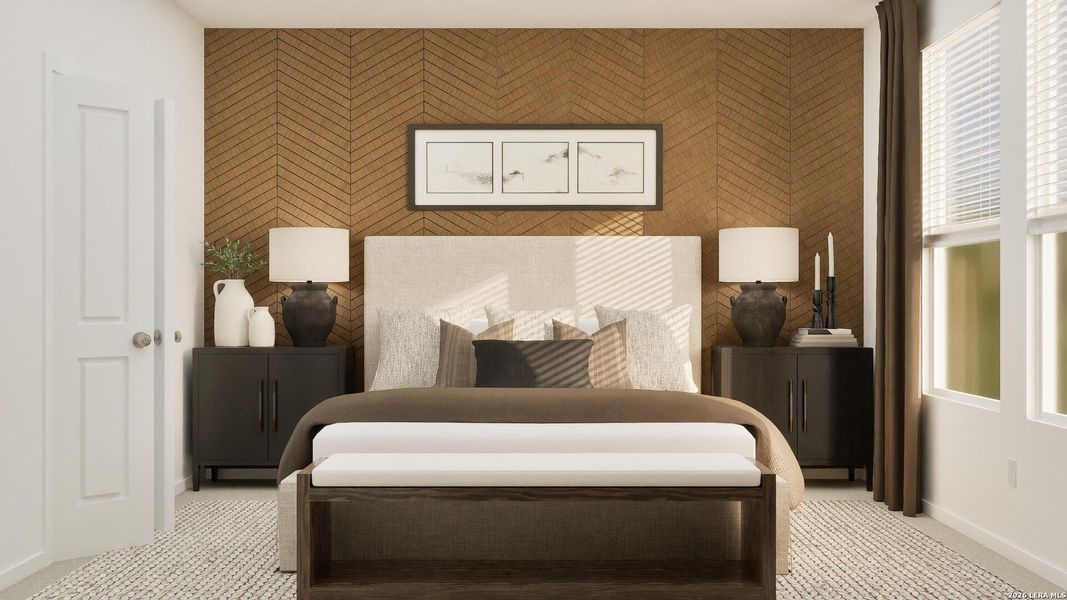 Furnished interior view inside a new home in Stone Garden, Elmendorf (Image 33). Furnished interior view inside a new home in Stone Garden, Elmendorf (Image 33).