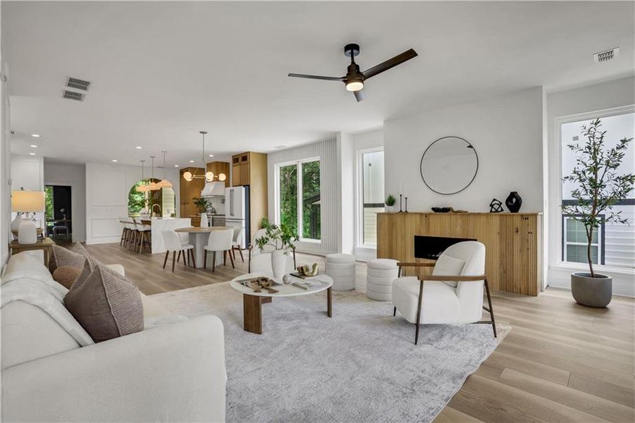 Furnished interior view inside a new home in , Scottdale (Image 17).