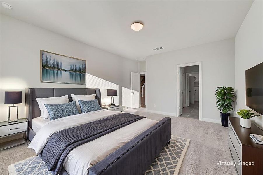 Furnished interior view inside a new home in Sicily, Princeton (Image 8).