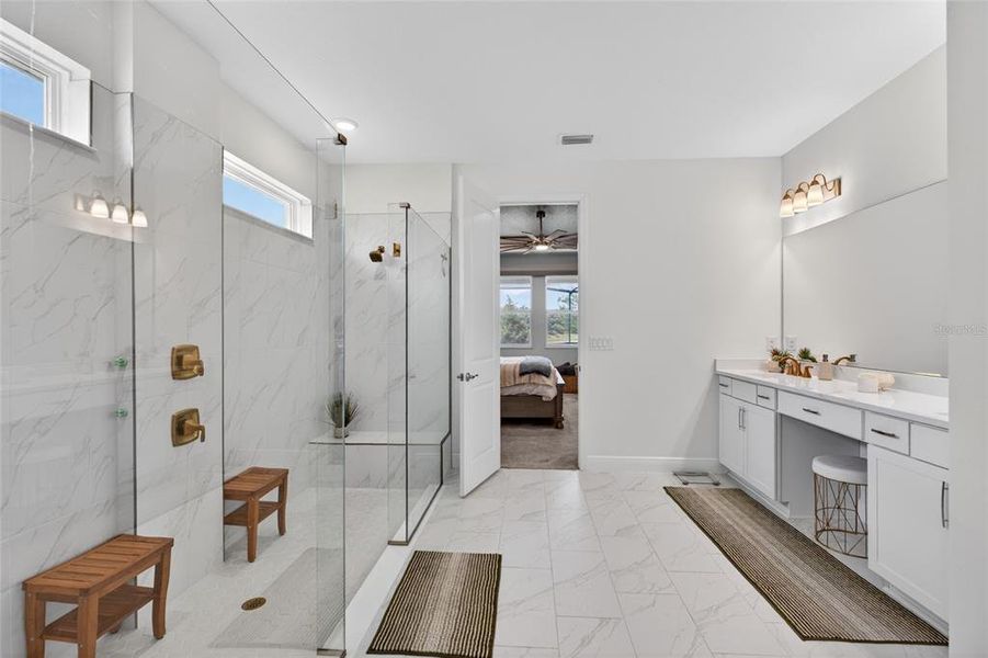 Furnished interior view inside a new home in Seaire, Parrish (Image 41).