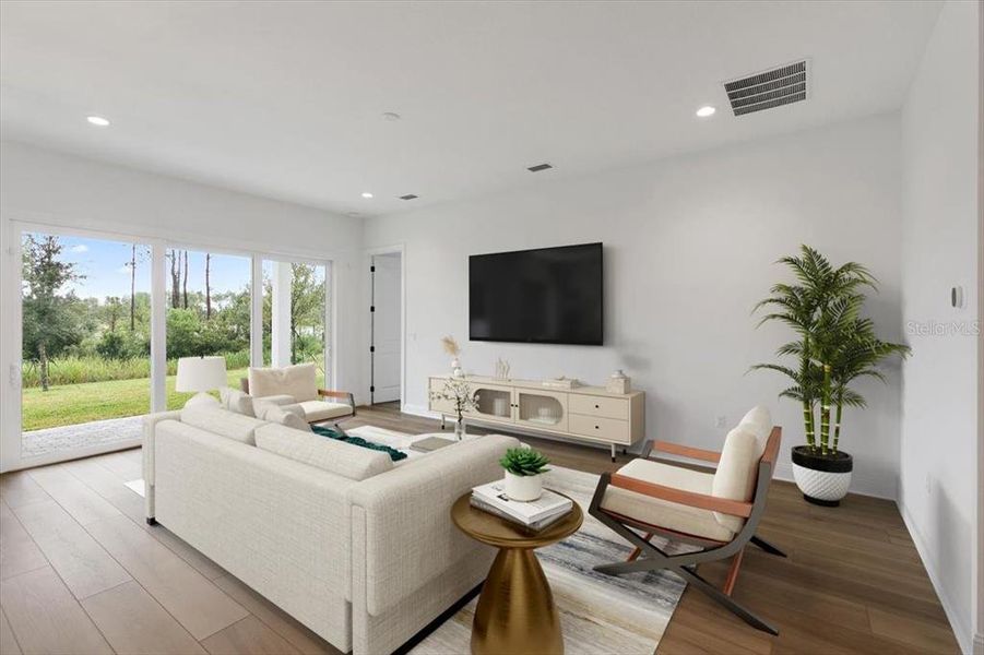 Furnished interior view inside a new home in , Palm Coast (Image 8).